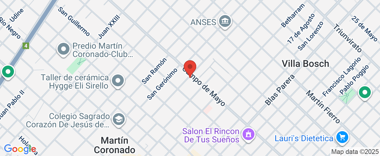 Mapa de la ubicación