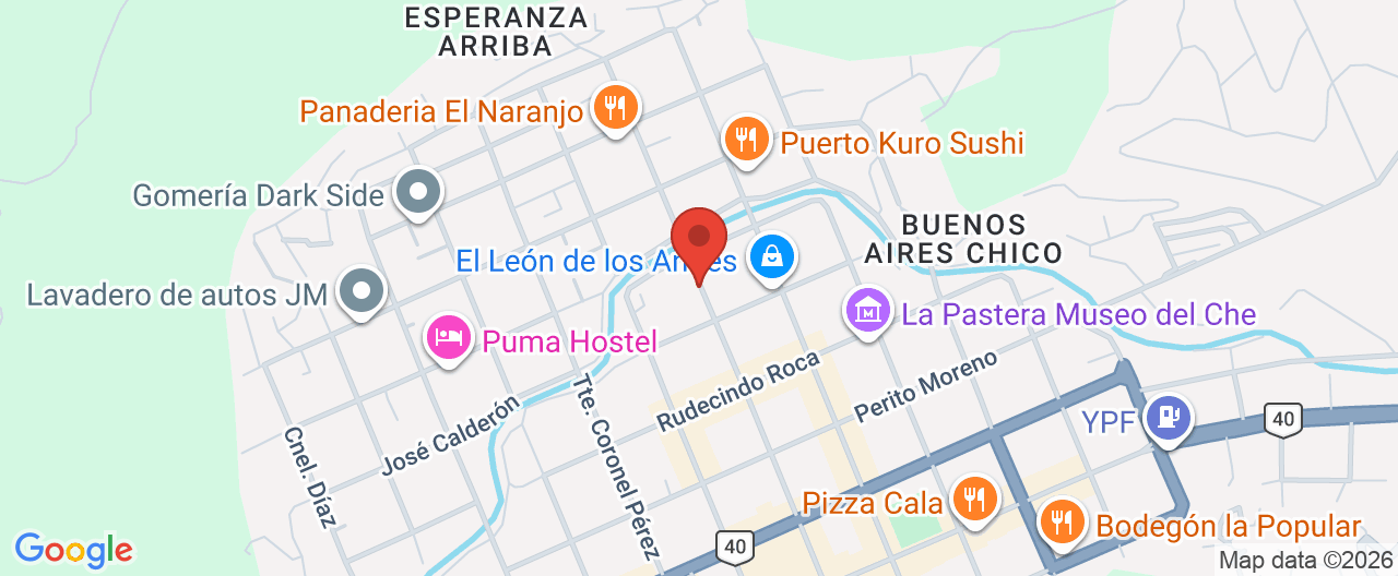 Mapa de la ubicación