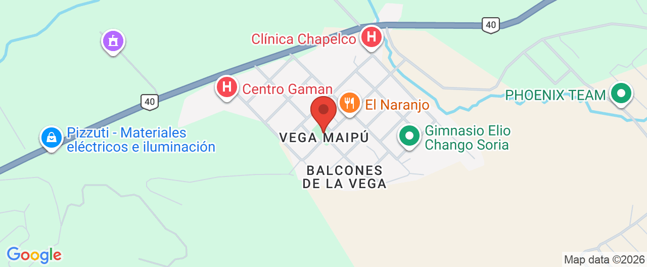 Mapa de la ubicación