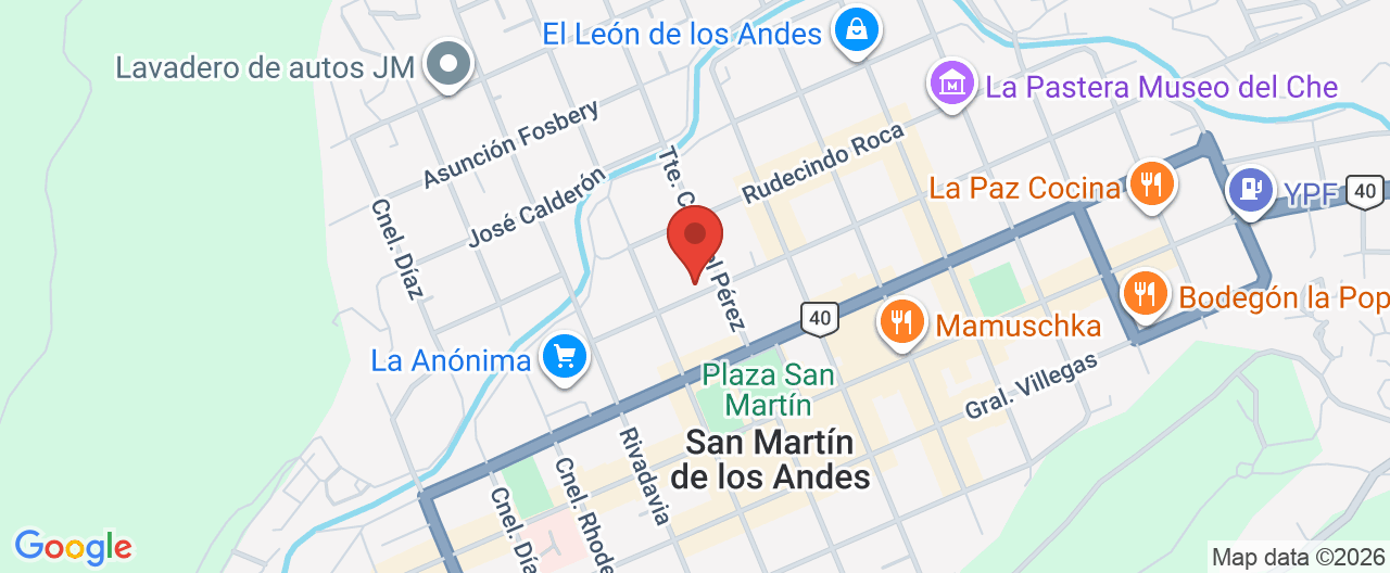 Mapa de la ubicación