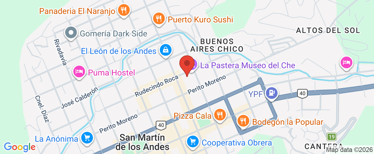 Mapa de la ubicación