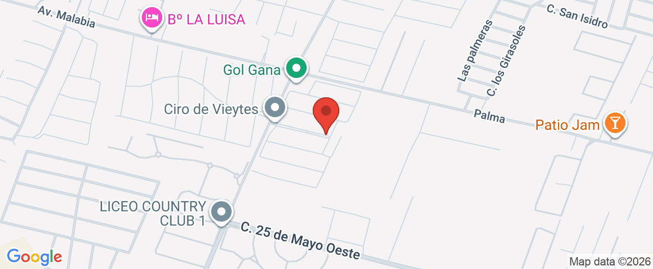 Mapa de la ubicación