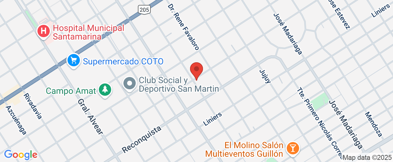 Mapa de la ubicación
