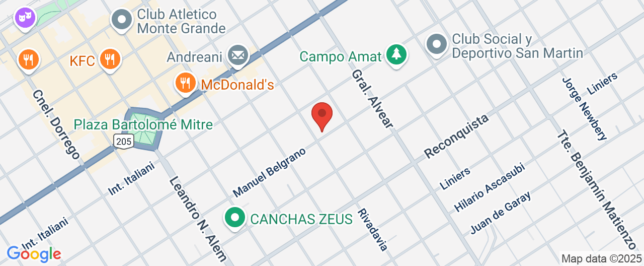 Mapa de la ubicación