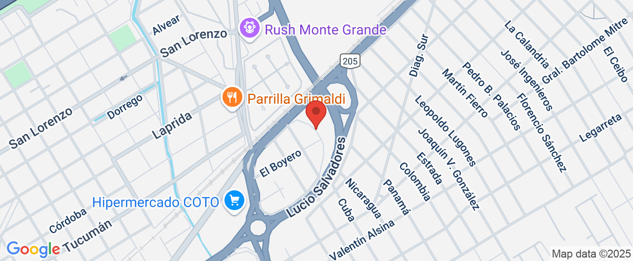 Mapa de la ubicación