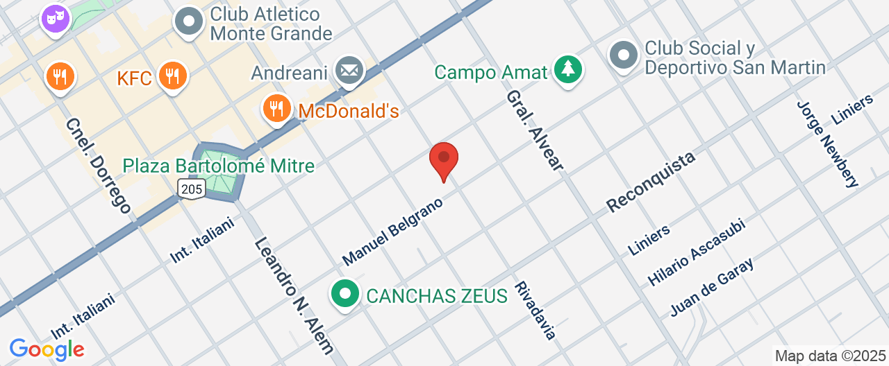 Mapa de la ubicación