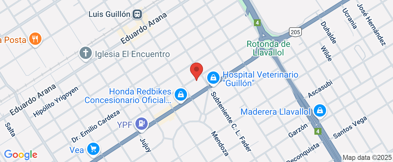 Mapa de la ubicación