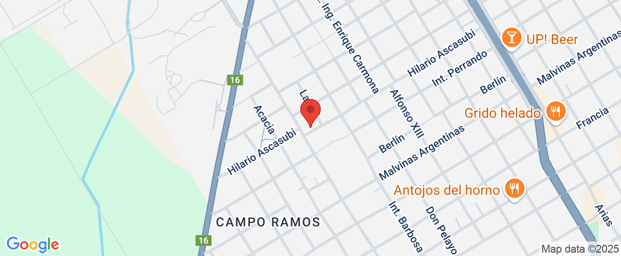 Mapa de la ubicación