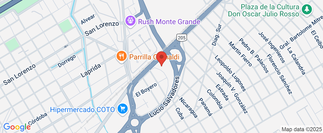 Mapa de la ubicación