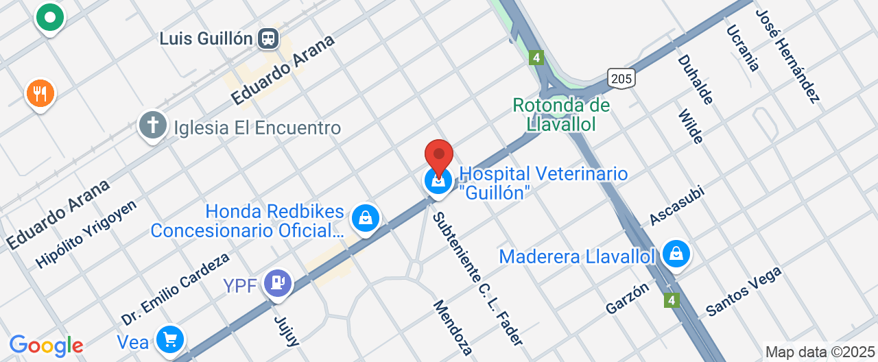 Mapa de la ubicación