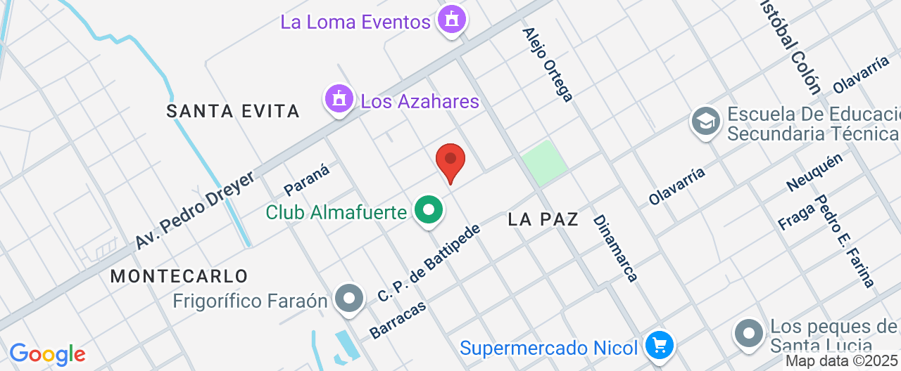 Mapa de la ubicación