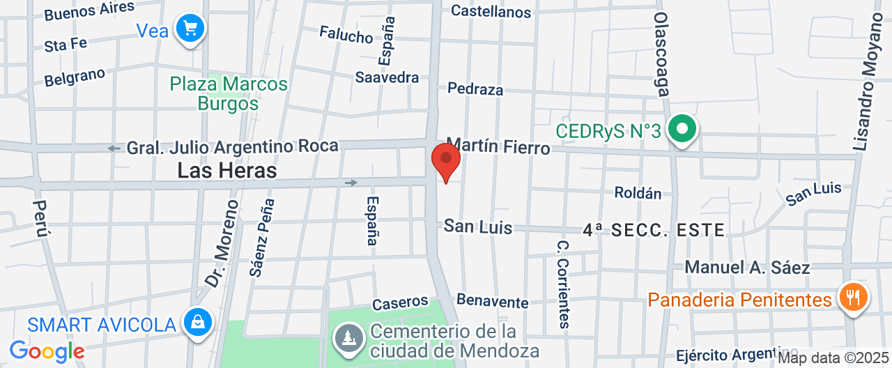 Mapa de la ubicación