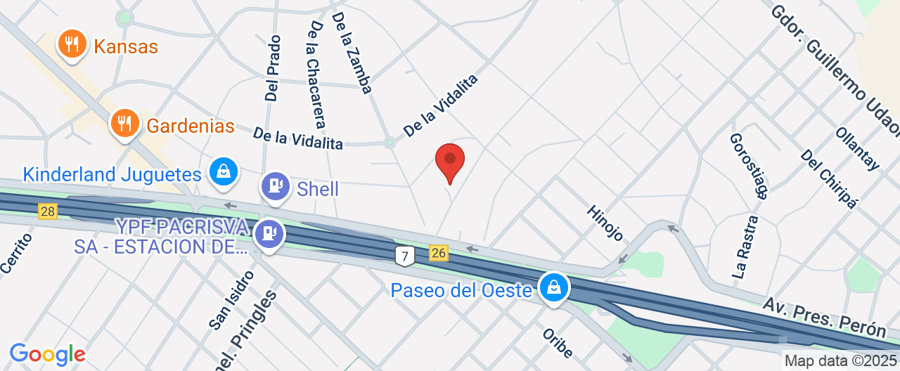 Mapa de la ubicación