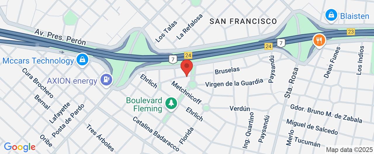 Mapa de la ubicación