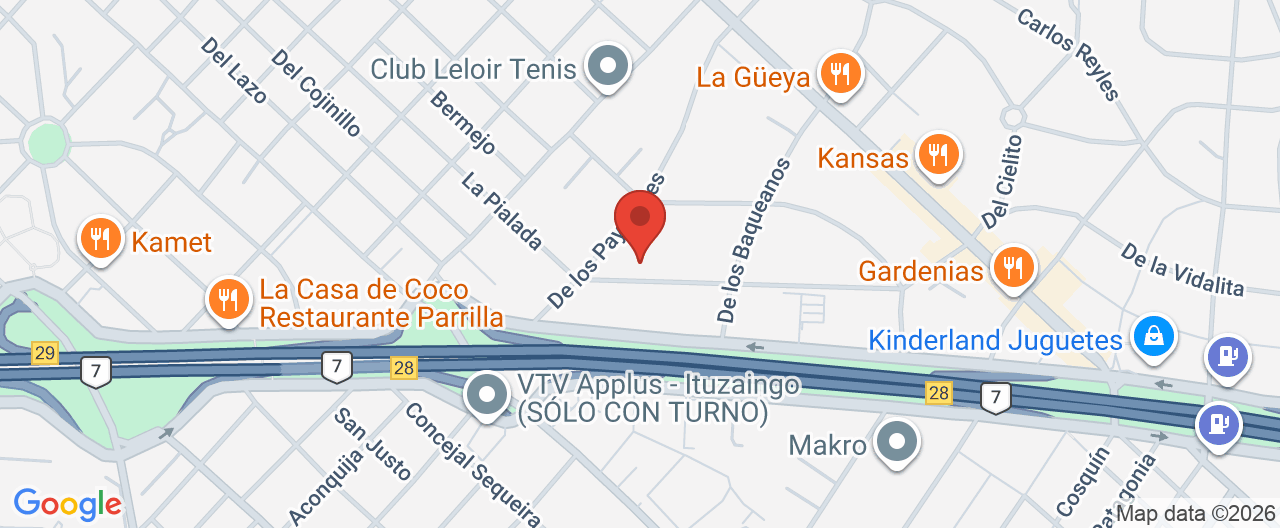 Mapa de la ubicación