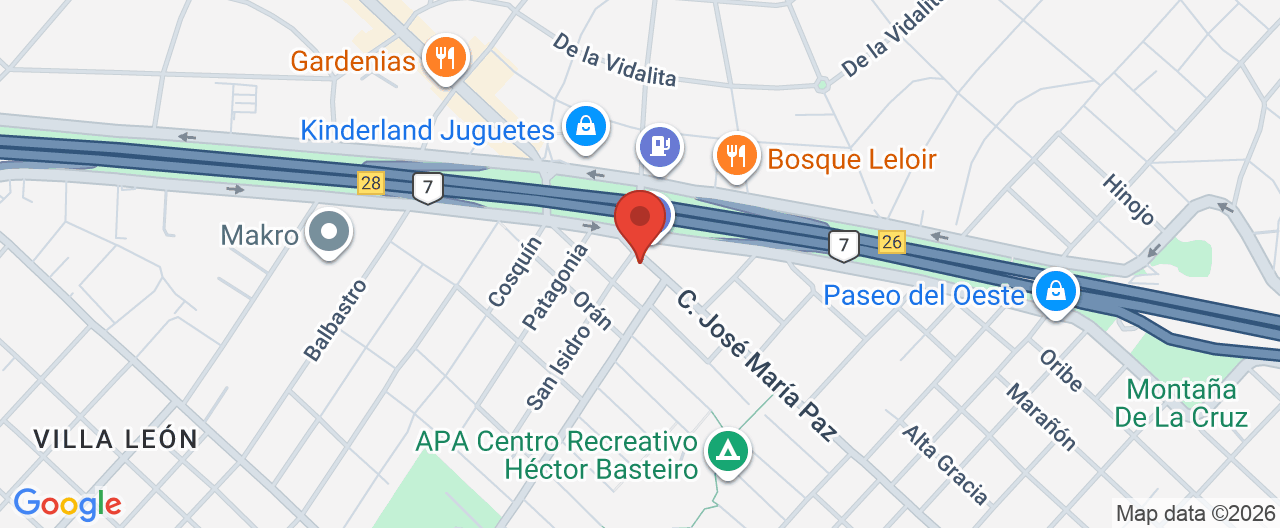 Mapa de la ubicación