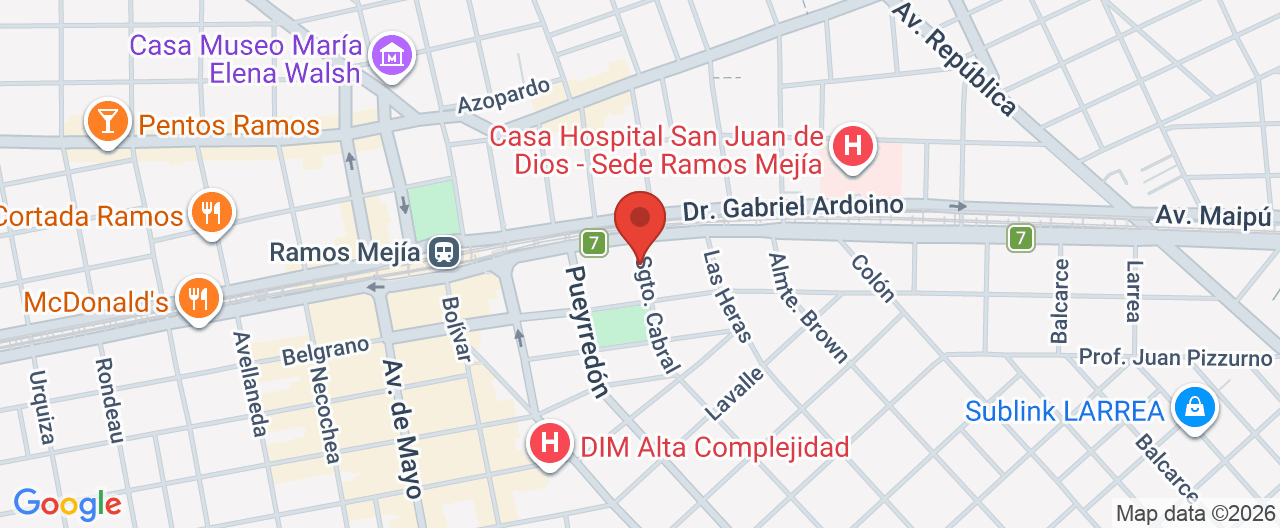 Mapa de la ubicación