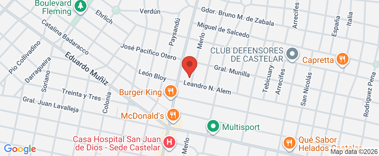 Mapa de la ubicación