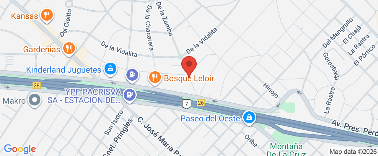 Mapa de la ubicación