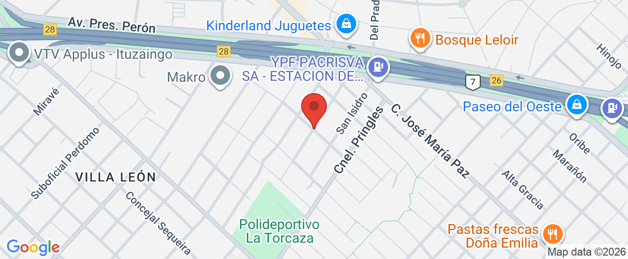 Mapa de la ubicación