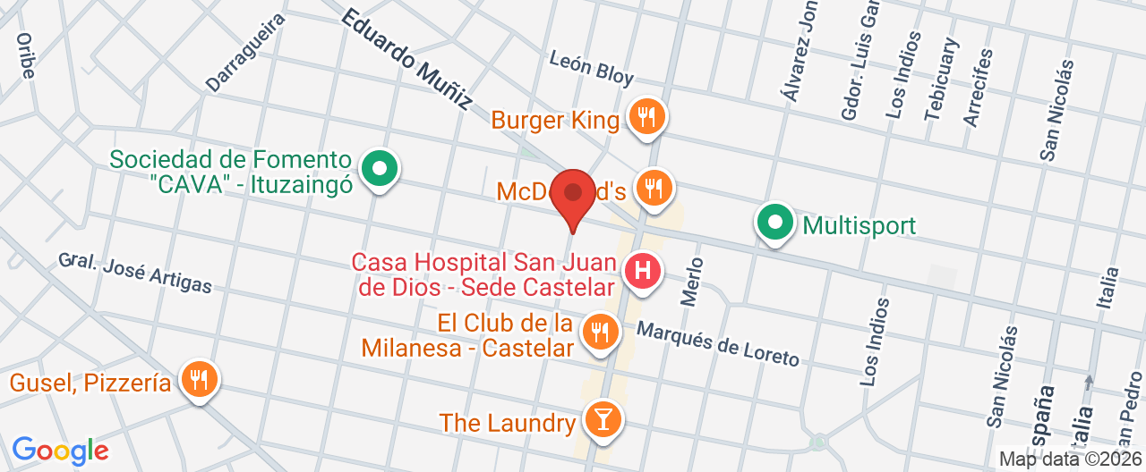 Mapa de la ubicación