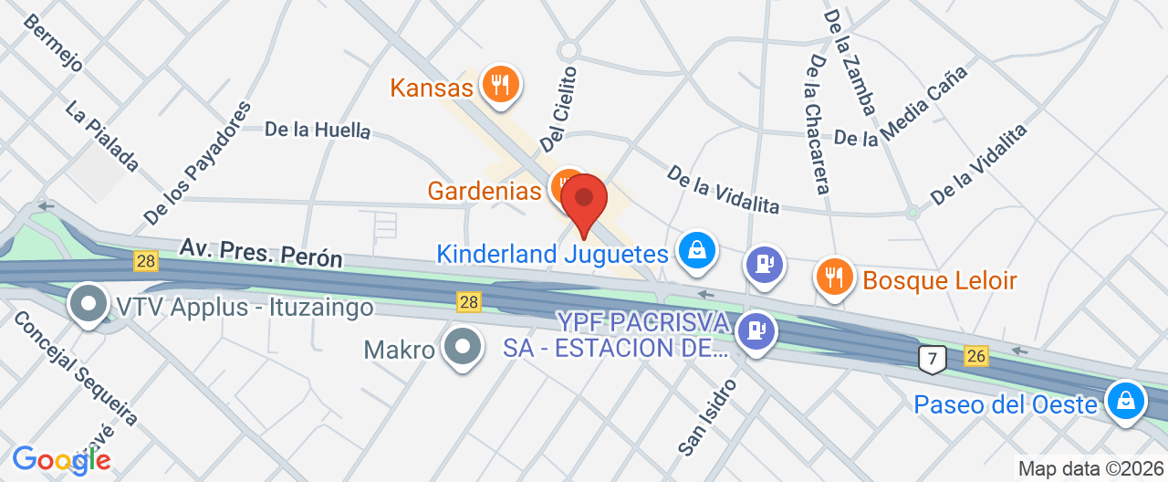 Mapa de la ubicación