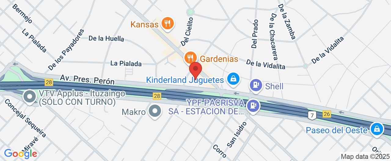 Mapa de la ubicación
