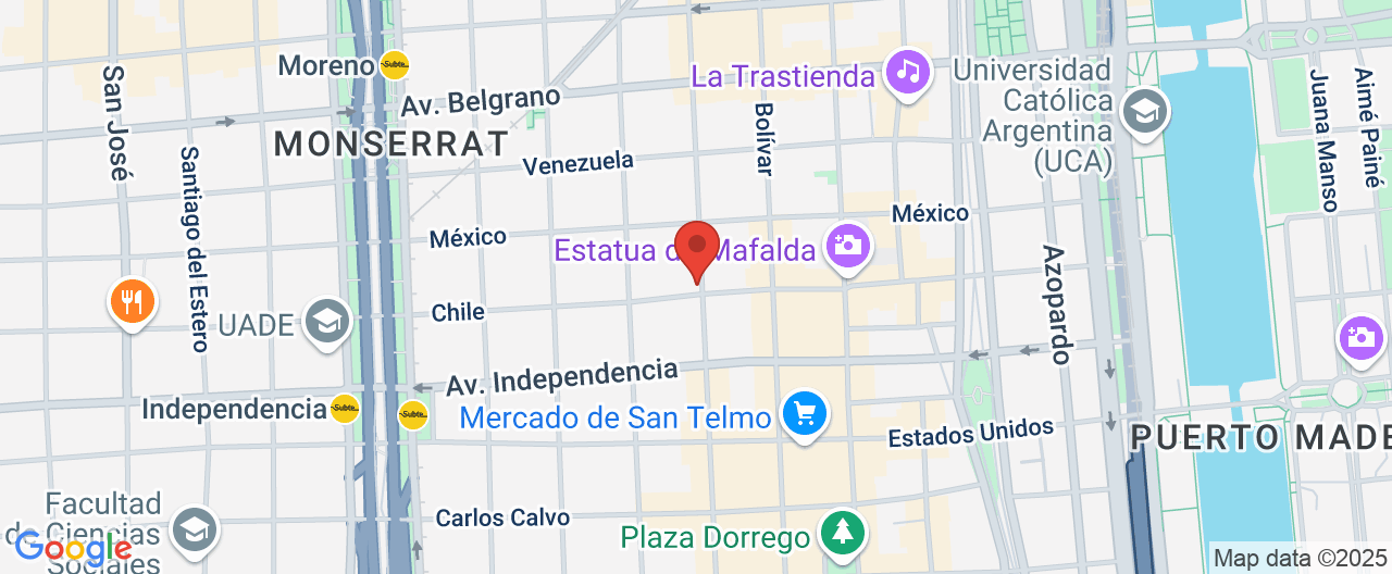 Mapa de la ubicación