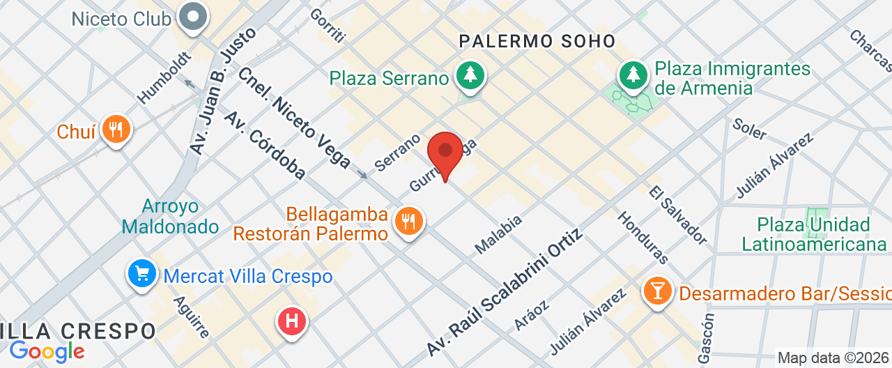 Mapa de la ubicación