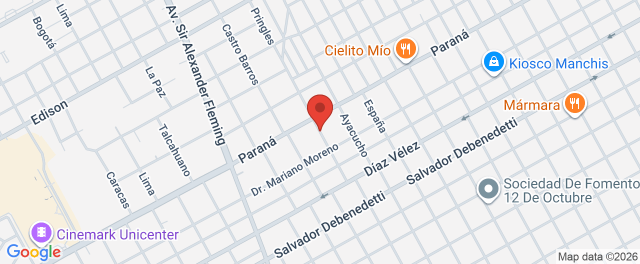 Mapa de la ubicación