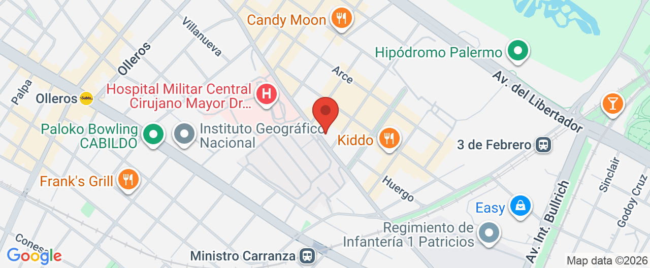 Mapa de la ubicación