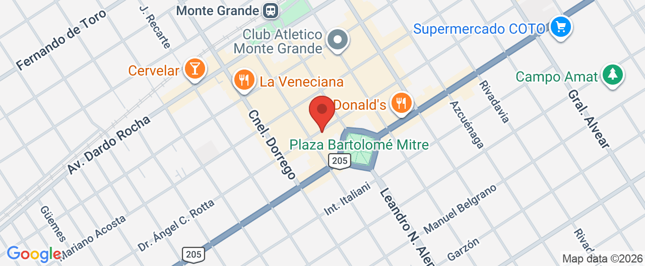 Mapa de la ubicación