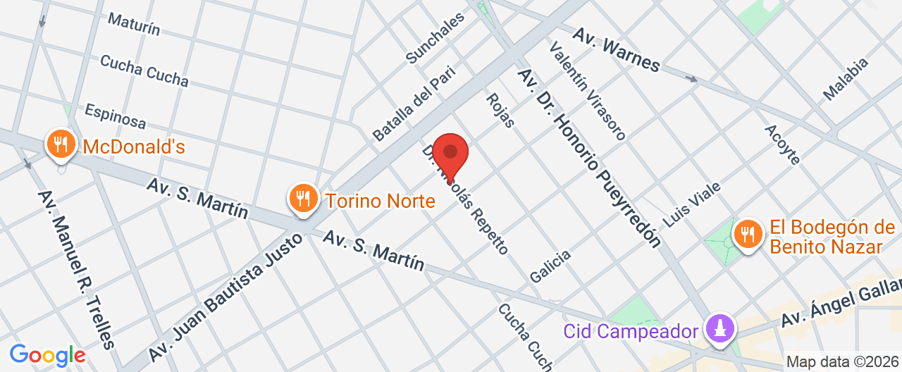 Mapa de la ubicación