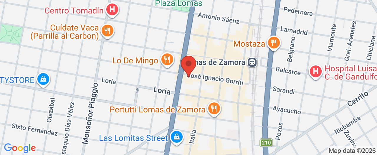Mapa de la ubicación