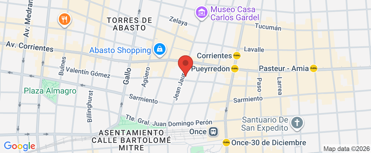 Mapa de la ubicación