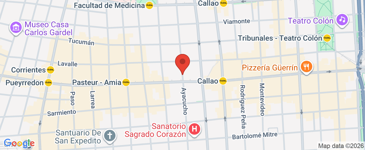 Mapa de la ubicación