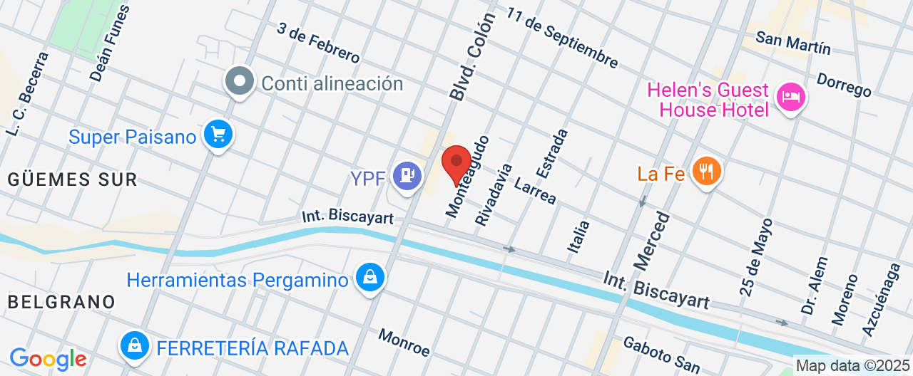 Mapa de la ubicación
