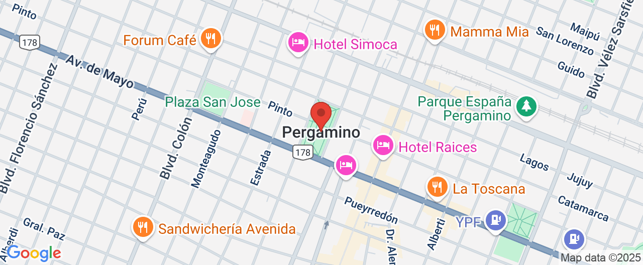 Mapa de la ubicación