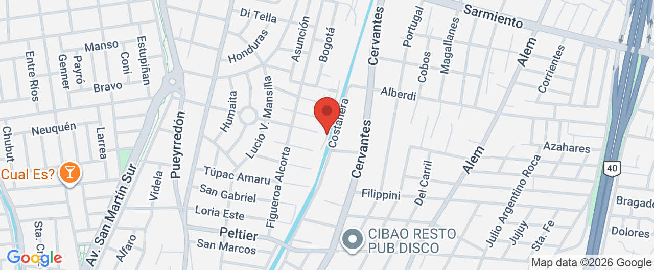 Mapa de la ubicación