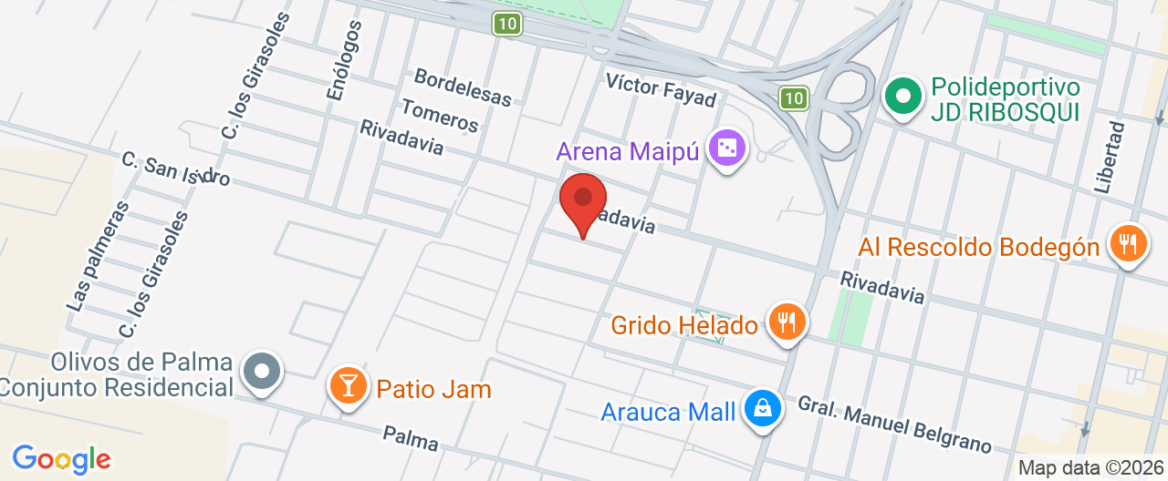 Mapa de la ubicación