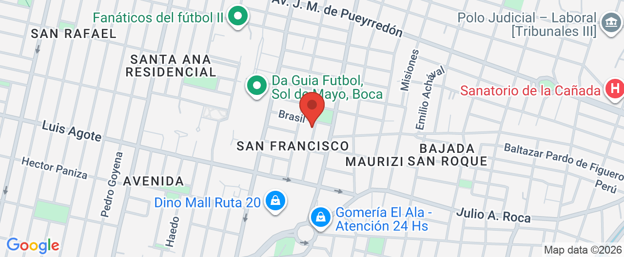 Mapa de la ubicación