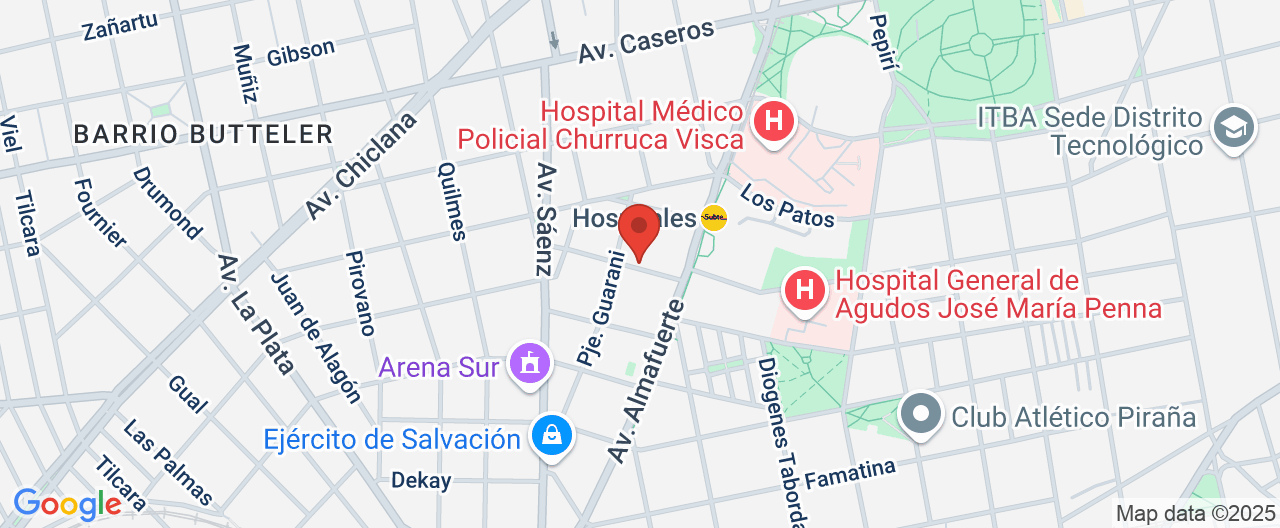 Mapa de la ubicación