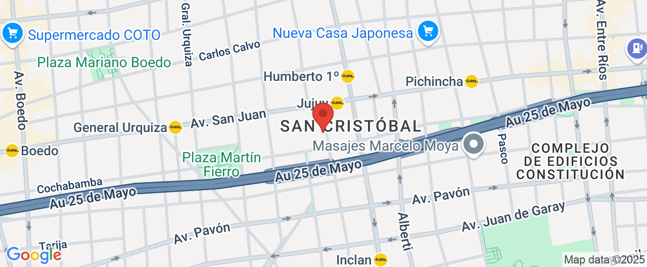 Mapa de la ubicación