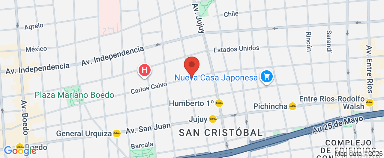 Mapa de la ubicación