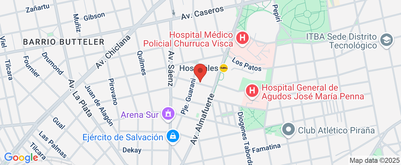 Mapa de la ubicación