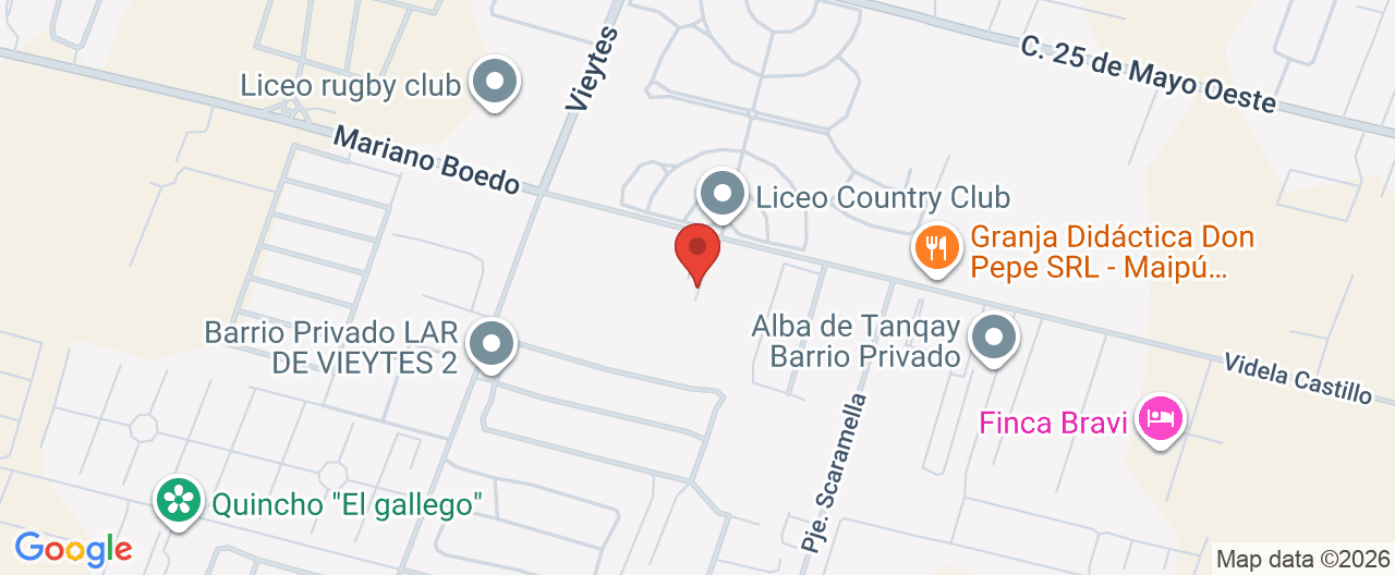 Mapa de la ubicación