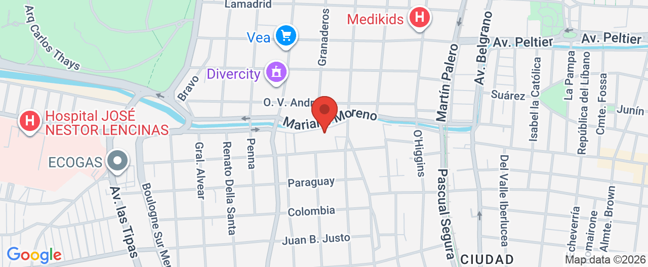 Mapa de la ubicación