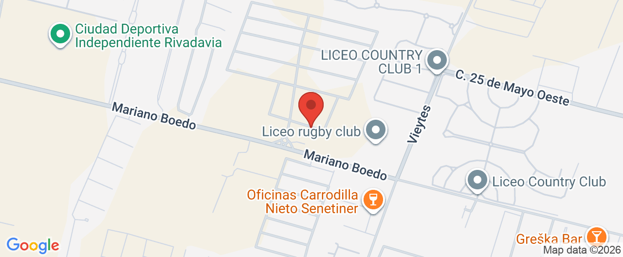 Mapa de la ubicación