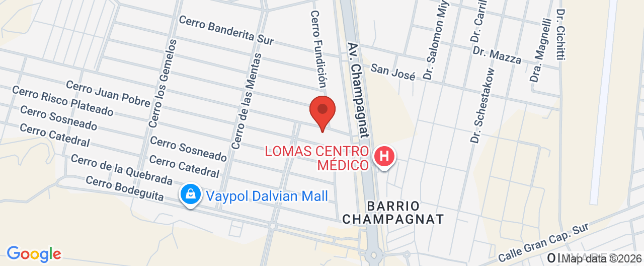 Mapa de la ubicación