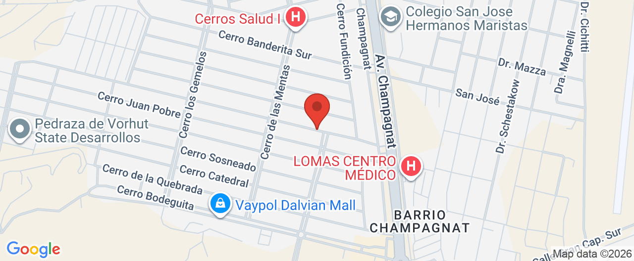 Mapa de la ubicación